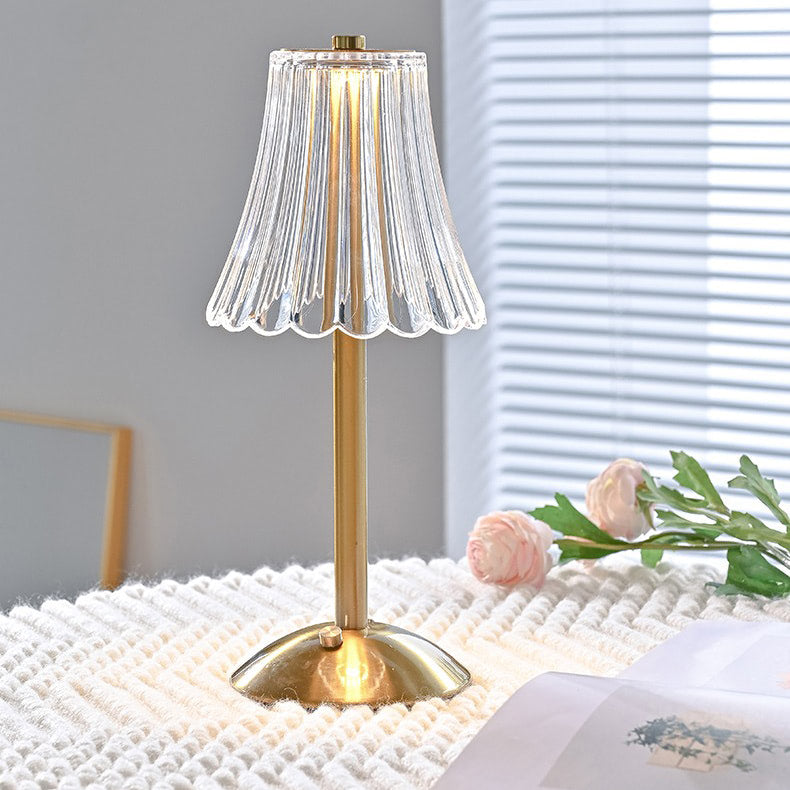 coquette aesthetic brass mini led table lamp roomtery