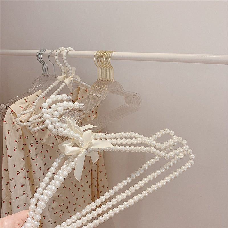 aesthetic room white pearl hanger roomtery