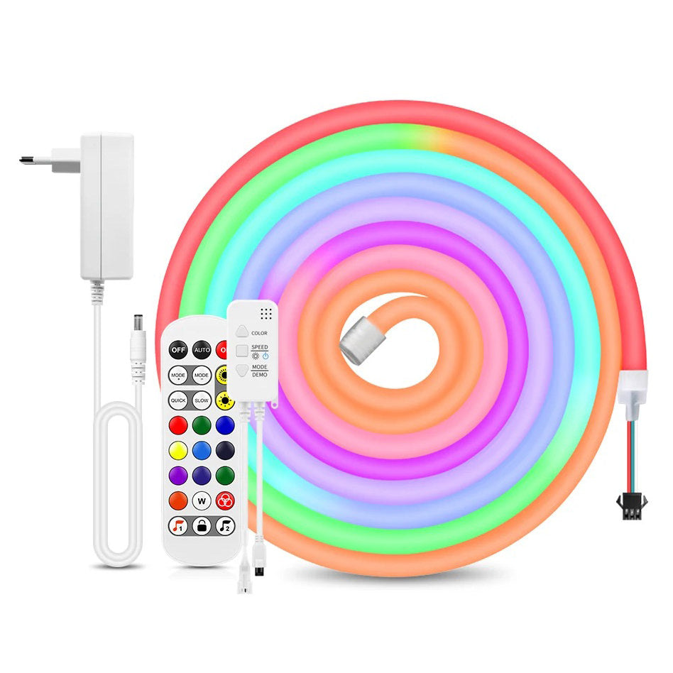 led strip rope neon lights flexible multicolor led light strips