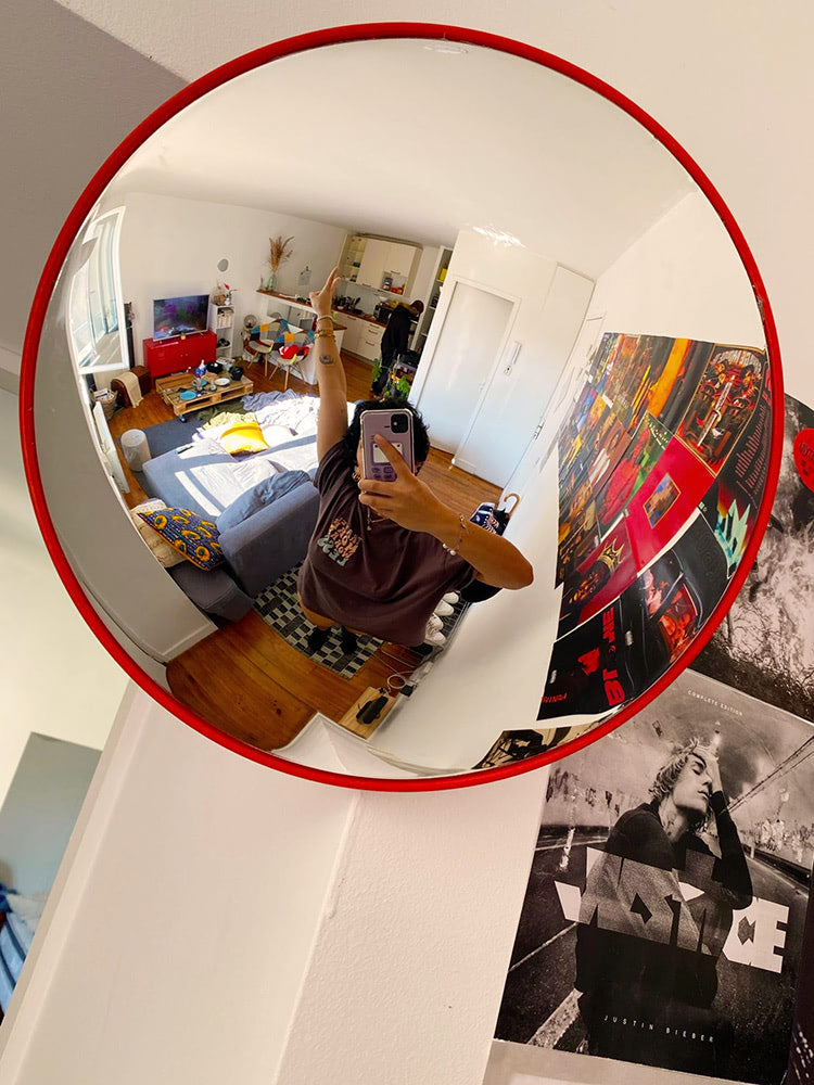 wide angle traffic mirror wall decor roomtery